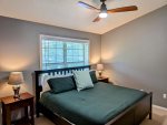 King-size bed in the Master bedroom on the third floor.